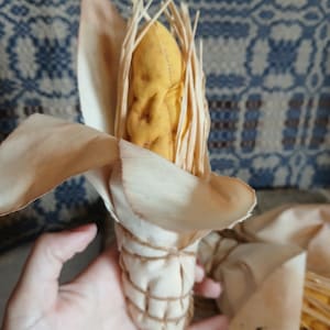 Primitive Corn Bowl Fillers, Set of 3 Corn on the Cob Faux Corn Bowl Fillers