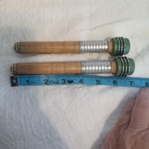 Vintage Wood Bobbin, Sewing Room Decor, or Craft Supply, Sold Individually image 4
