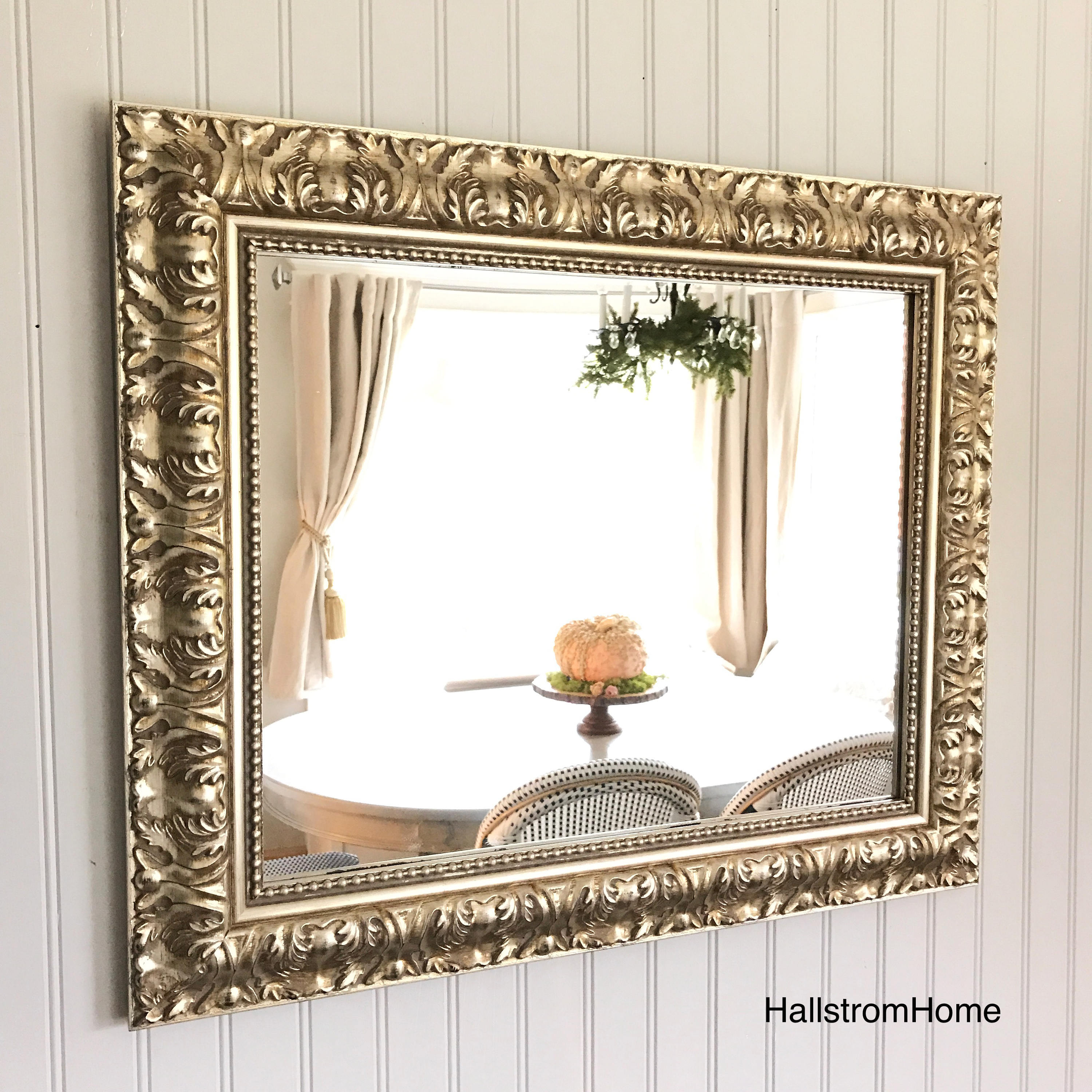 Gold Bathroom Mirror Farmhouse Gold Mirror Ornate Mirror | Etsy