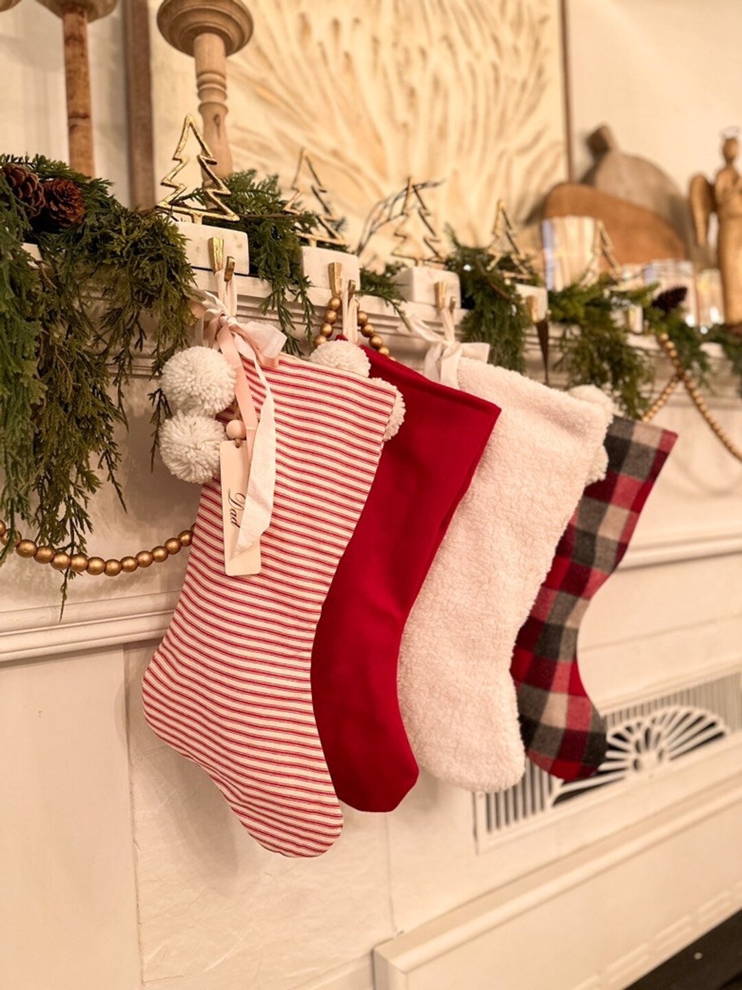 Family Christmas Stockings Set 