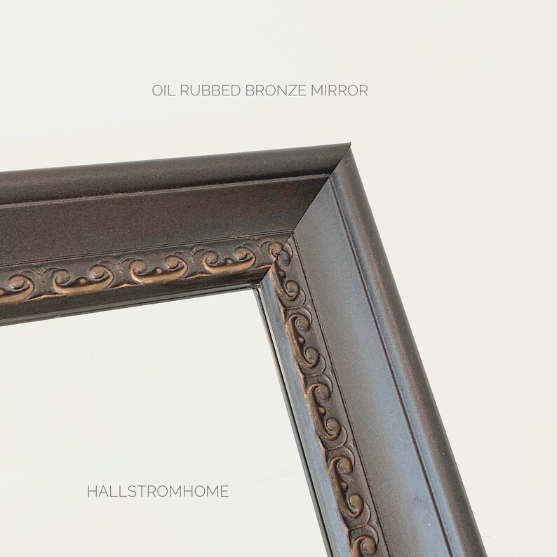 Oil Rubbed Bronze Bathroom Mirror