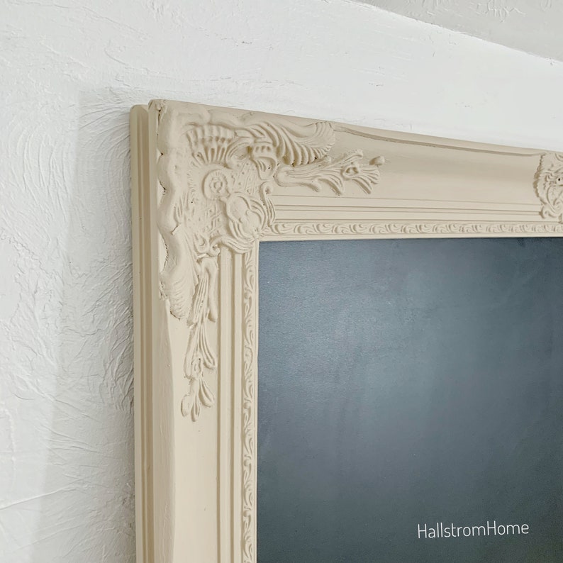 Framed Chalkboard\\ Office Magnetic Chalkboard Framed\\ Shabby Chic Decor\\ Large Party Sign