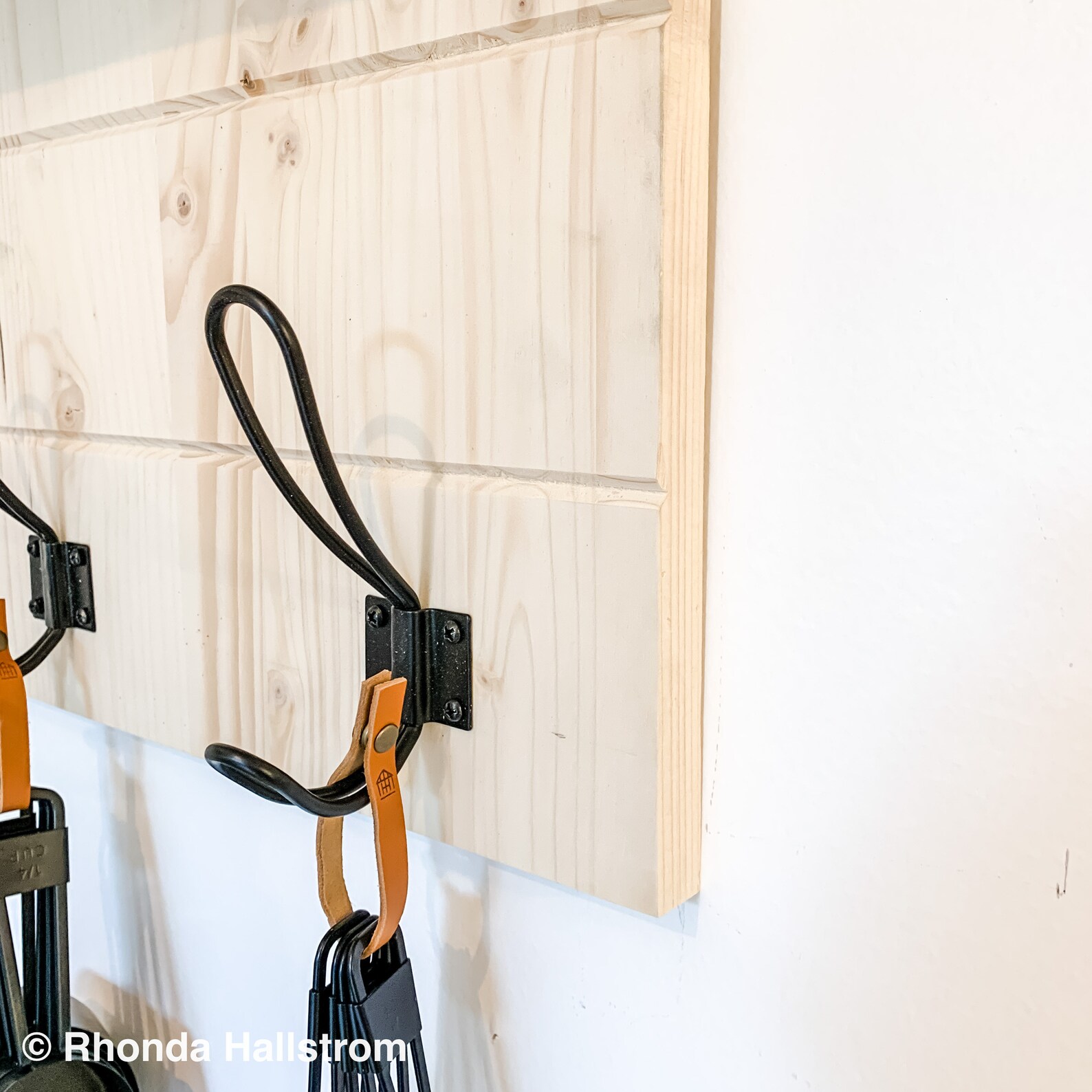 Modern Farmhouse Bathroom Wall Shelf With Hooks/handmade Etsy