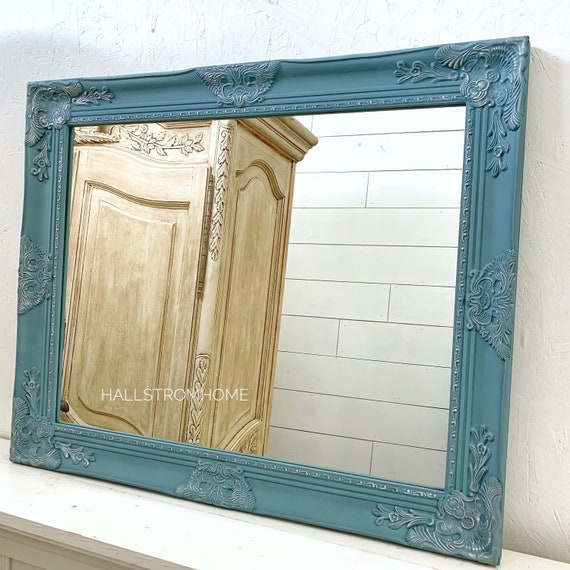 Bathroom Vanity Mirror Shabby Chic Mirror Farmhouse Style Etsy
