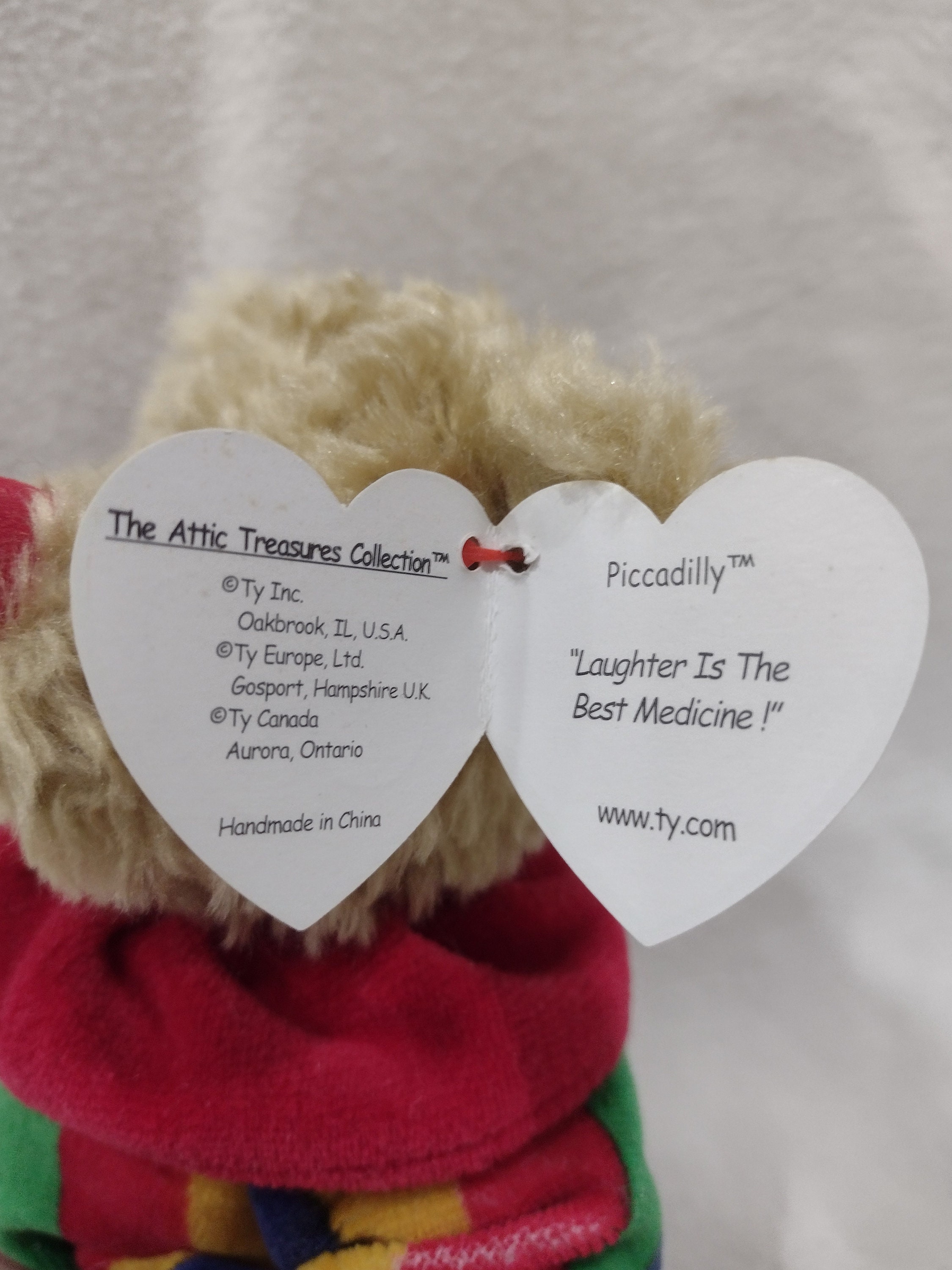 Piccadilly Attic Vintage Ty Beanie 1993 *ULTRA RARE Original Price