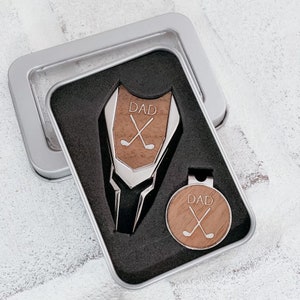 Personalized Divot Tool Set, Ball Marker, Golf Gifts for Men, Fathers Day Golf Gift, Gift for Him, Groomsmen Gift image 2