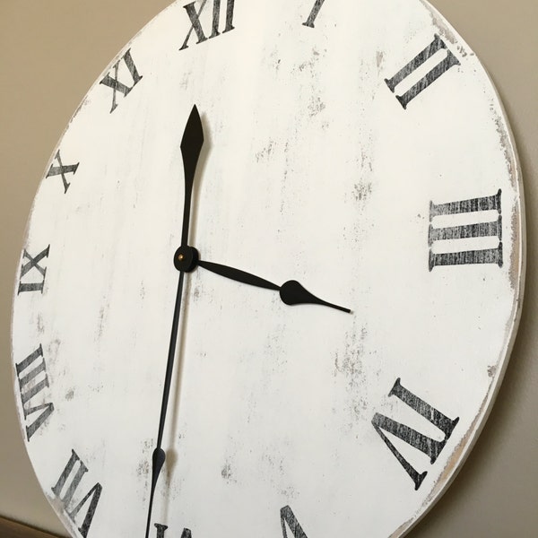 Handmade, Rustic, & Distressed Wall Clock