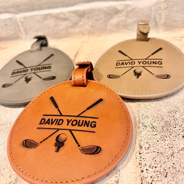 Personalized Golf Bag Tag, Bag Tag,  Golf Gifts for Men, Fathers Day Golf Gift, Gift for Him, Groomsmen Gift