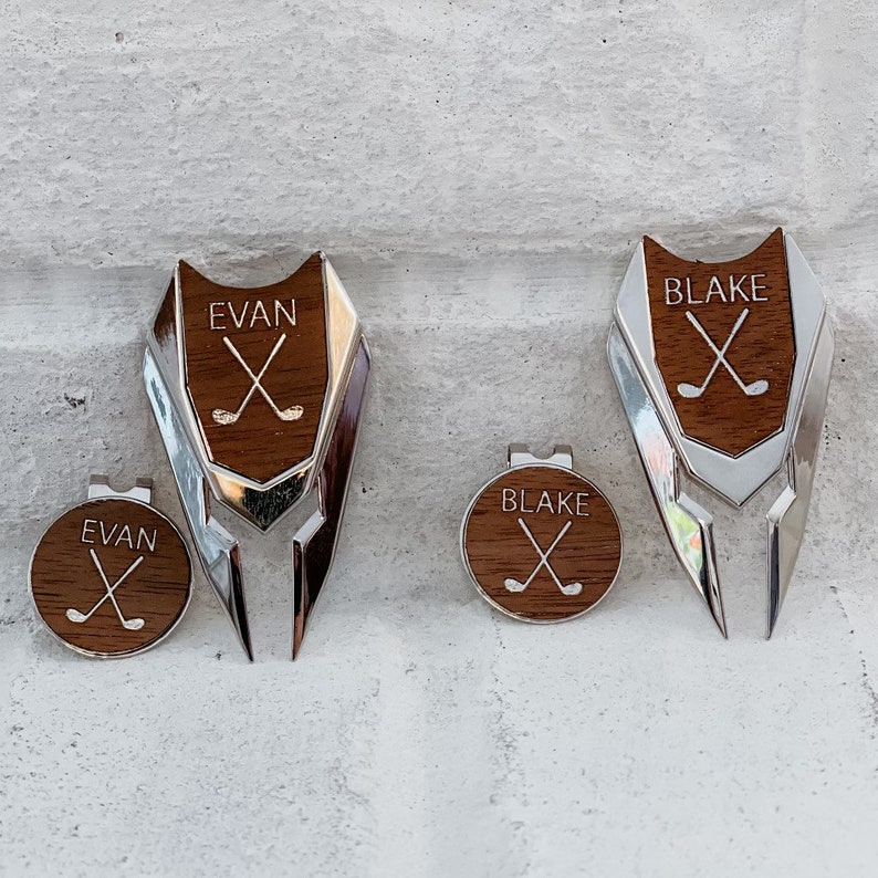 Personalized Divot Tool Set, Ball Marker, Golf Gifts for Men, Fathers Day Golf Gift, Gift for Him, Groomsmen Gift image 8
