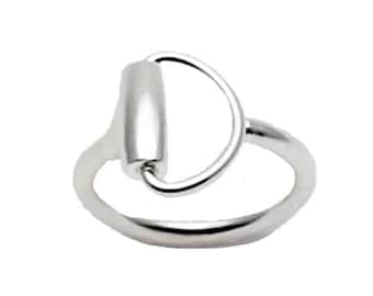 Equestrian ring "Half of the horse bit"