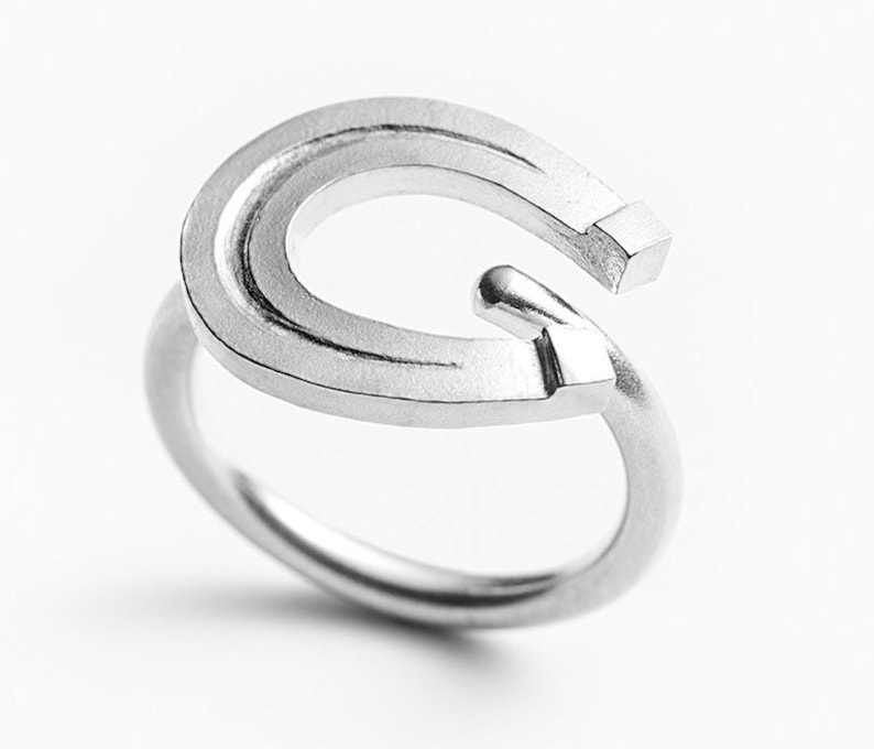 Broche broche fer à cheval victorienne en argent sterling