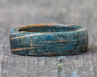 Blue Tennessee Whiskey Barrel Ring