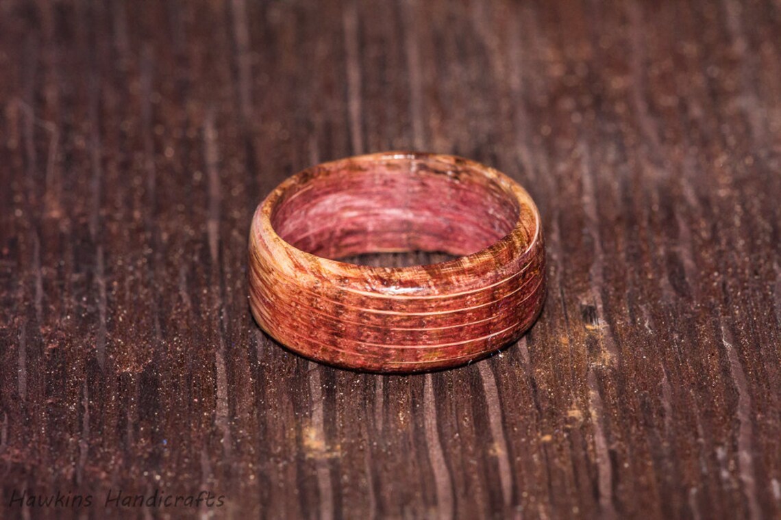 Wine Barrel Ring Reclaimed Napa Valley Barrel Wood Ring Etsy