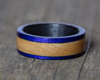 Kentucky Basketball Floor Wood and Carbon Fiber Ring