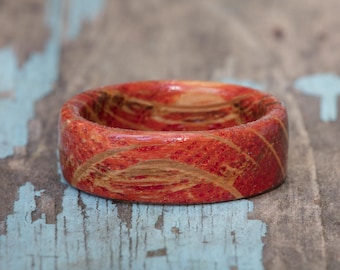 Orange Tennessee Whiskey Barrel Ring