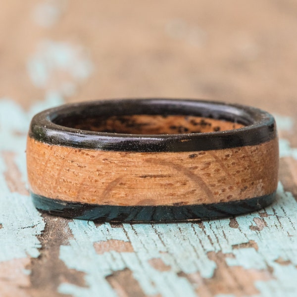 Kentucky Race Horse Wood Ring - Wood Fencing Ring Stables Wood Ring Thoroughbred Racing Mens Wedding Band Engagement Ring Womens Wooden Ring