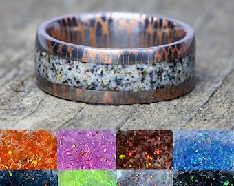 Choose Your Opal and Use Your Own Sand Superconductor Ring