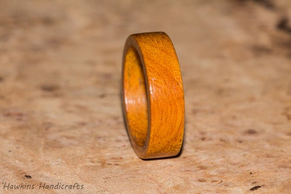 Hand Carved Wooden Ring