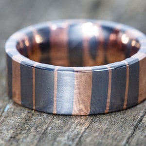 Superconductor Ring: Copper Titanium Niobium Alloy Band, 8mm Unisex Ring