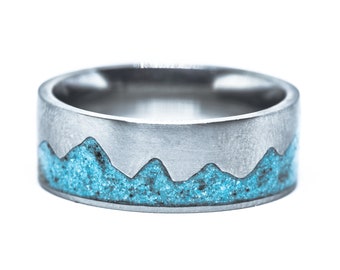 Turquoise Mountain Inlay Ring