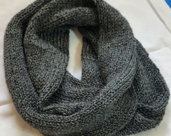 Bufanda Infinity de punto, bufanda de tubo neutro, snood, envoltura de hombro