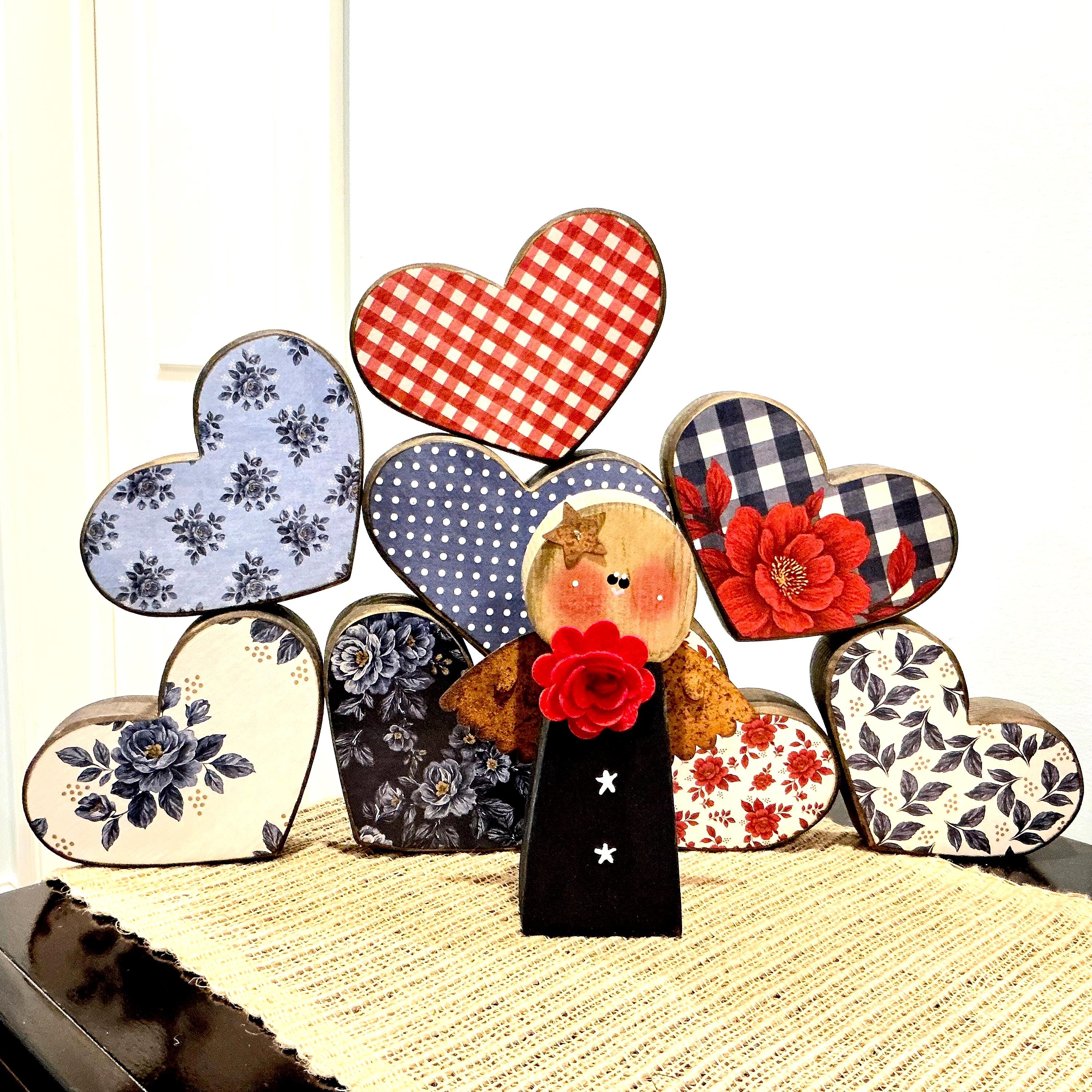 Americana Decor. Patriotic Blooms. Red White Blue Floral. Coordinating ...