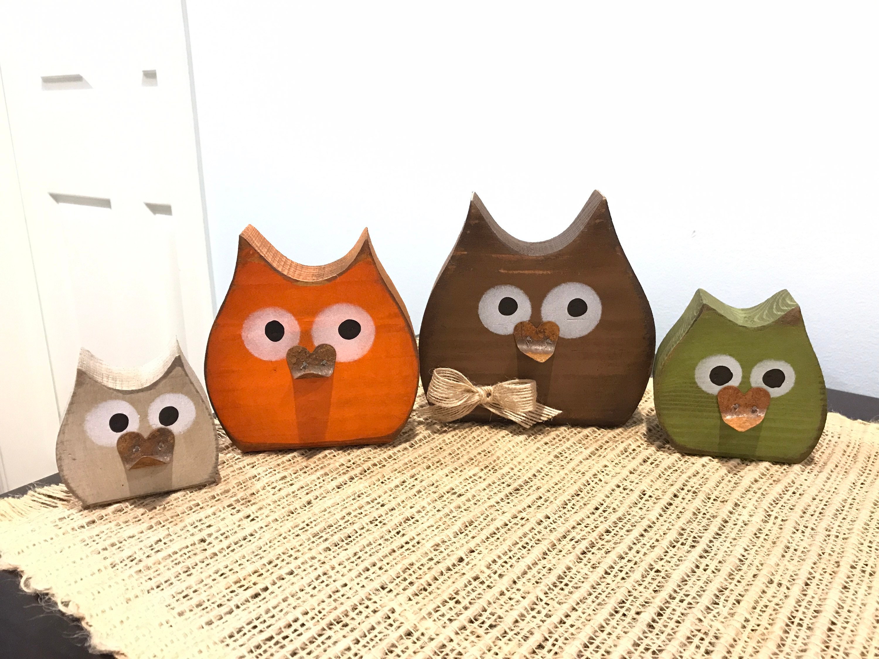 Restocked Wood Owl Fall Decor. Tiered Tray Fall Decorations. Etsy