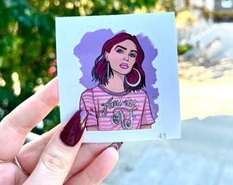 Kiss-Cut Stickers, Feminist AF, Women's rights, women empowerment, feminist, gift for her, feminist sticker