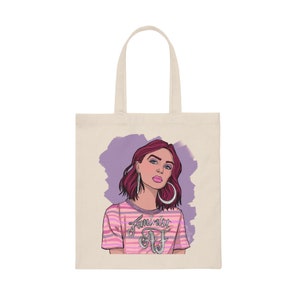 Canvas Tote Bag, Feminist AF, Women&#39;s rights, women empowerment, feminist, gift for her, feminist tote,