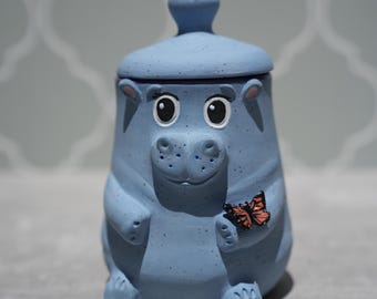 Hippo Mug / Hippo Ceramic Handmade Mug / Cute Hippo Gift