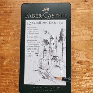 NEW Faber Castell 9000 Graphite Pencil Design Set of 12