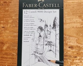 NEW Faber Castell 9000 Graphite Pencil Design Set of 12