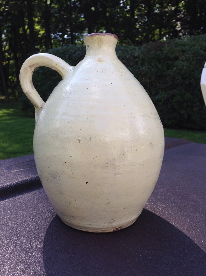 Fern Leaves Art Jug by WickeyWicky Pottery 1980
