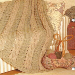 Crochet Afghan  Victorian Aran Pdf/OhhhMama/   throw blanket  bedspread shawl lap blanket vintage pattern pdf download