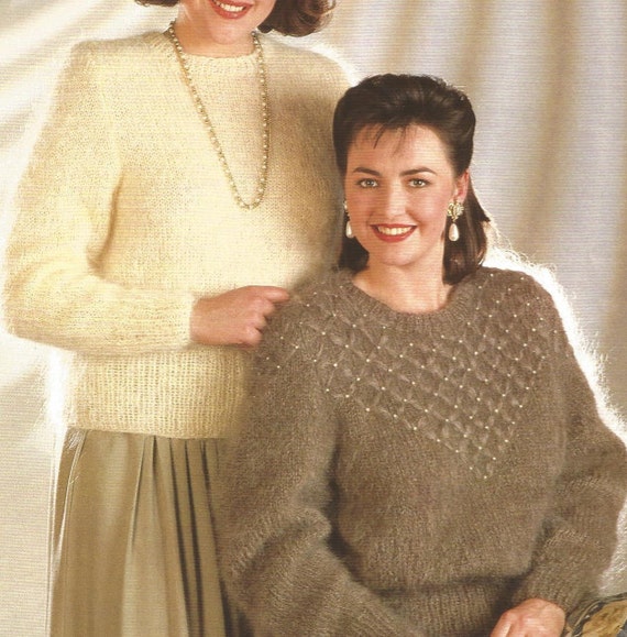 W139 Knitting Pattern Pour Femmes Pull-Multi taille motif