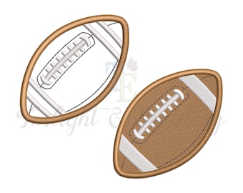 Football Embroidery Designs, Fill Stitch and Applique, Football Applique Design, American Football Embroidery Designs INSTANT DOWNLOAD