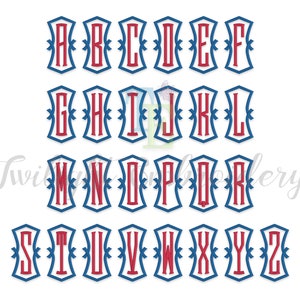 Seal Machine Embroidery Monogram Font, Seal Machine Embroidery Designs INSTANT DOWNLOAD image 2