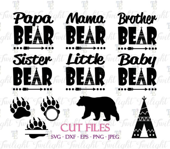 Free Free 230 Mama Bear Papa Bear Baby Bear Svg SVG PNG EPS DXF File