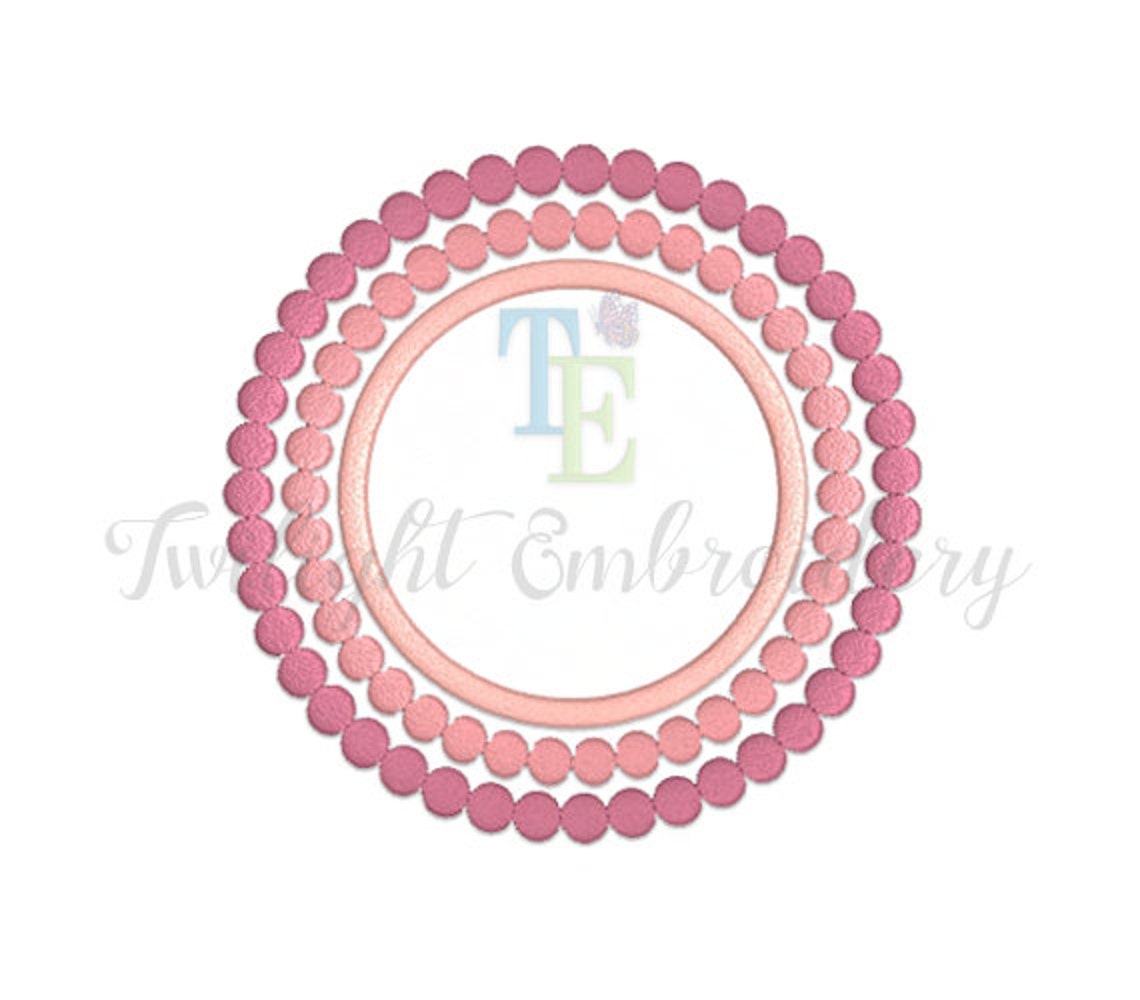 Set of 2 Machine Embroidery Frames Embroidery Monogram Frame Etsy