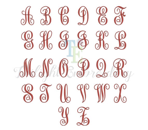 Free Interlocking Monogram Font