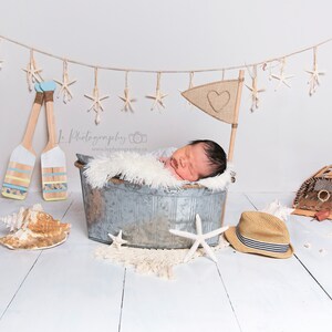Newborn digital backdrops, newborn backdrop, digital background, newborn prop boat, ocean newborn backdrop, fishing backdrop