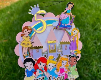 baby princess Disney cake topper