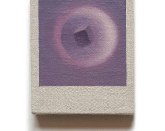UAP UFO Hand-painted Historical Sighting Black Cube Virginia Beach 2014