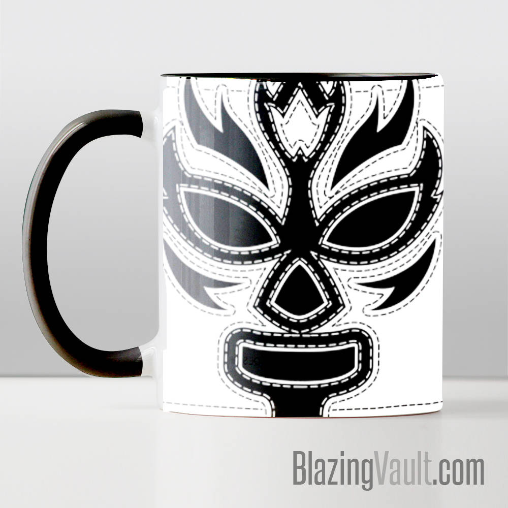 Masque De Luchador Mug Personnaliser Avec Le Nom Catch Etsy