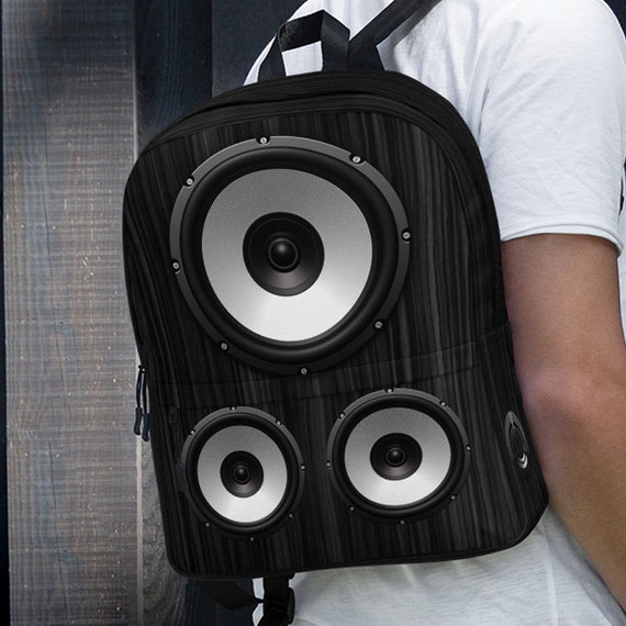 Backpack speaker store system
