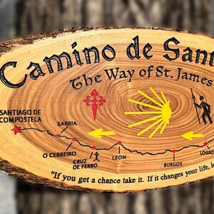 Grande carte du Camino Frances