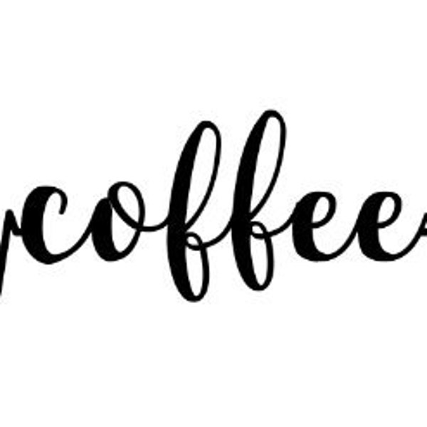 Coffee Decal Etsy