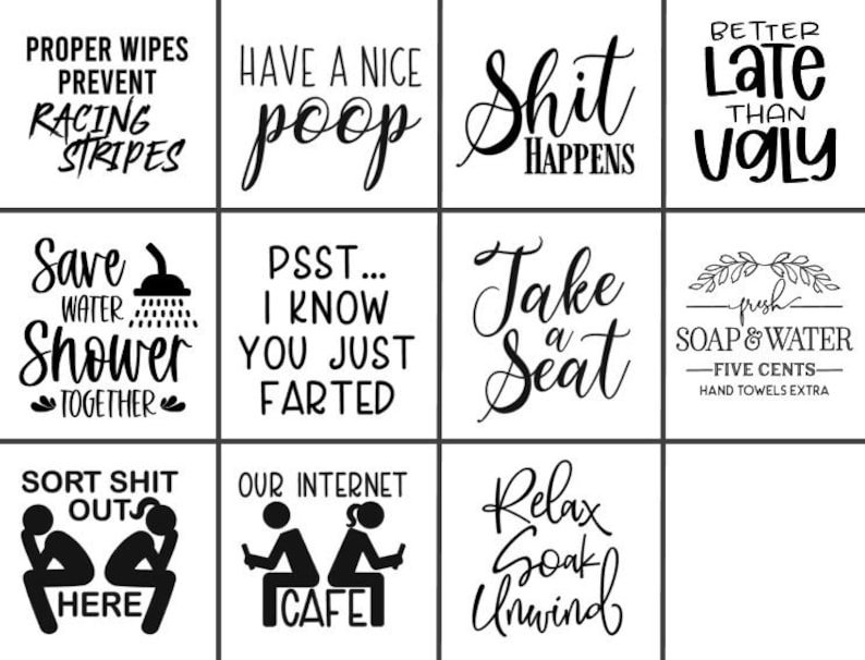 Funny Bathroom Signs, Wood Bathroom Sign, Bathroom Decor, Bathroom Humor, Framed Bathroom Sign, Farmhouse Bathroom, Bathroom Wall Decor