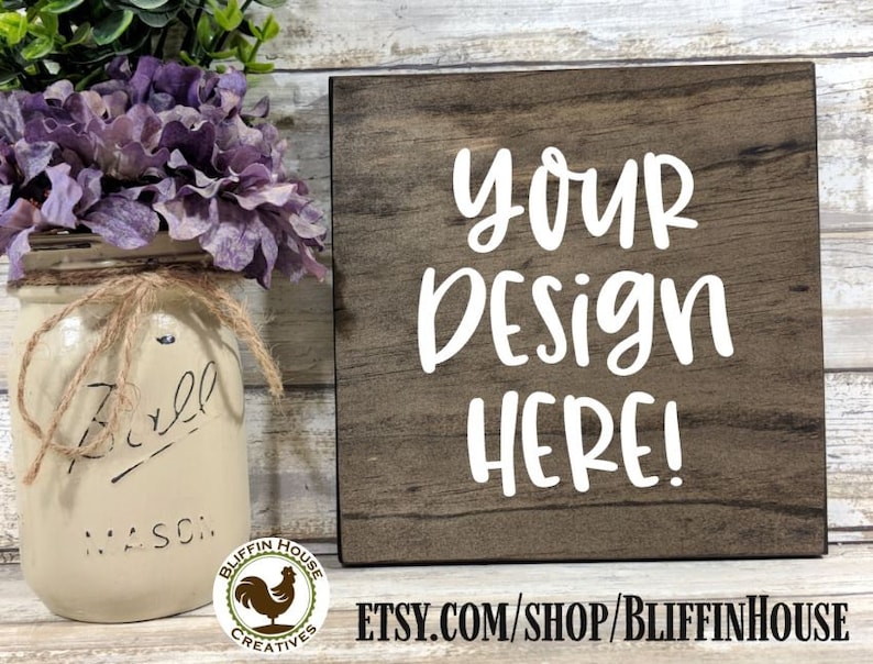 Personalized Framed Wood Sign your Design Here Etsy