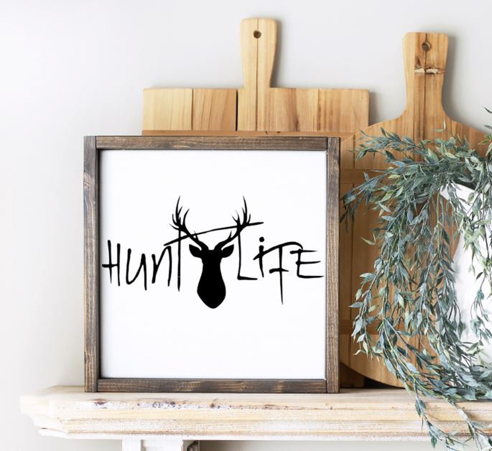 Hunt Life Hunting Vinyl Decal Sticker Deer Hunting Hunting Etsy